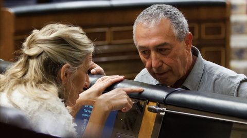 Yolanda Díaz y Joan Baldoví