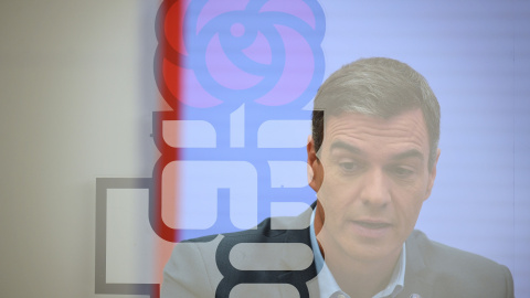 El presidente del Gobierno y secretario general del PSOE, Pedro Sánchez, durante la entrevista con 'Público'.