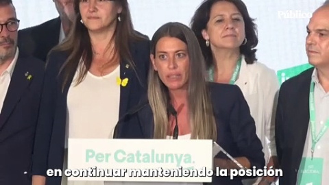 Míriam Nogueras (Junts): "No haremos presidente a Sánchez a cambio de nada"