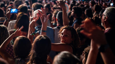 Asistentes a un festival de música, imagen de Archivo.