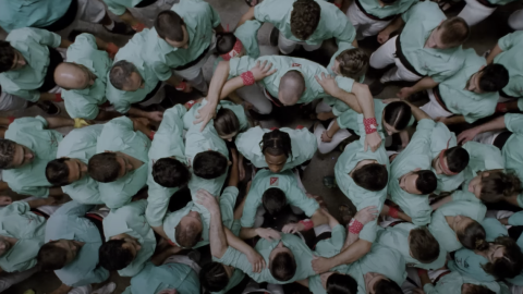 29-7-2023 Captura de pantalla del videoclip de la nova cançó de Travis Scott amb els Castellers de Vilafranca