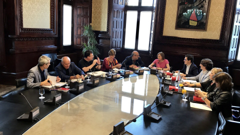 Reunión de la Mesa del Parlament de Catalunya. E.P.