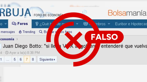 No, el actor Juan Diego Botto no ha dicho que "si llega VOX al gobierno, entenderé que vuelva ETA"