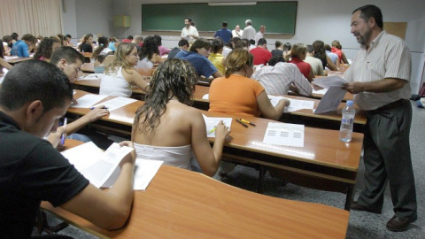 Alumnos de una universidad andaluza.EFE/Archivo