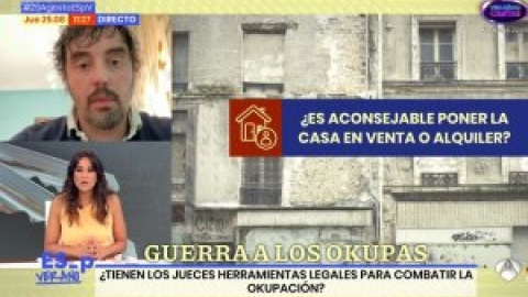 'Espejo Público' invita a un juez para hablar de okupas y desmonta todos sus bulos para sorpresa del programa