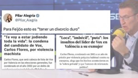 "No es un divorcio duro, se llama violencia machista": críticas a Feijóo por su eufemismo de barra de bar