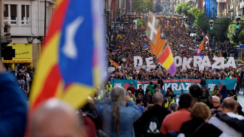 Imagen de la manifestación en Bilbao el pasado 16 de septiembre a favor del derecho a decidir. REUTERS/Vincent West