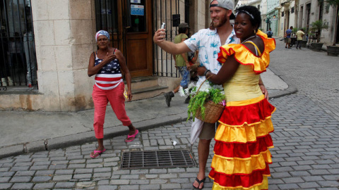 Turistas americanos en La Habanan / REUTERS