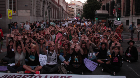 Manifestación por el aborto libre