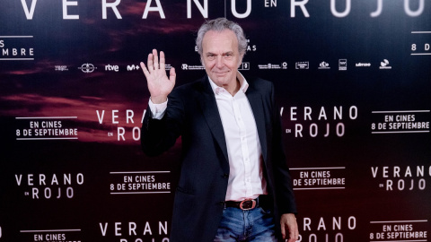 El actor José Coronado en el photocall de ‘Verano en rojo’ de Belén Macías, en MK2 Cine Paz, a 4 de septiembre de 2023, en Madrid.- Carlos Luján / Europa Press