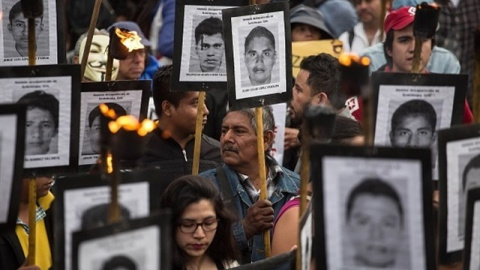 Otra de las manifestaciones contra la actuación del Gobierno mexicano / EUROPA PRESS