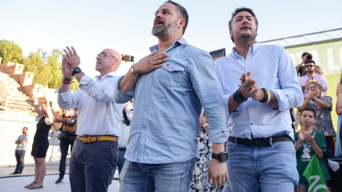 Abascal, Buxadé y García Maraver Vox