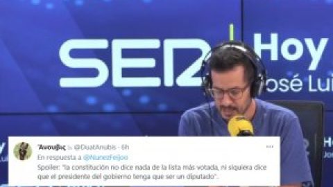 José Luis Sastre explica cómo funciona la Constitución y las redes le aplauden: "No dice nada de la lista más votada"