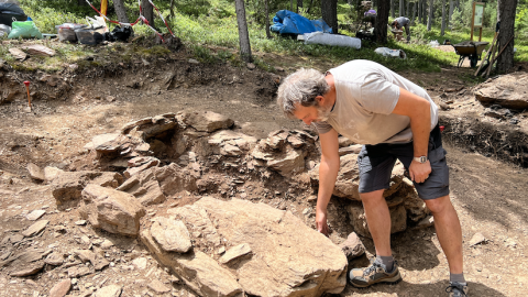 31-7-2023 Òscar Augé, arqueòleg coordinador de l'excavació