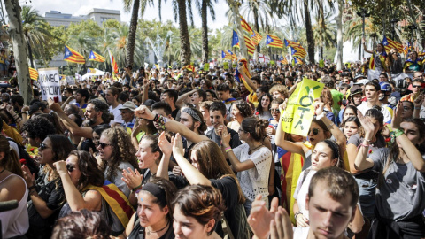 Protesta Barcelona. - XAVI HERRERO