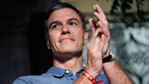 El presidente del Gobierno en funciones, Pedro Sánchez, tras los resultados de las elecciones generales, en Madrid, a 23 de julio de 2023.