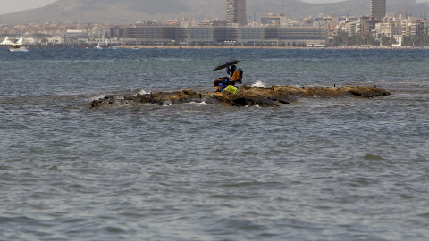 Imagen de una playa del Mediterráneo, a 31 de julio de 2023.