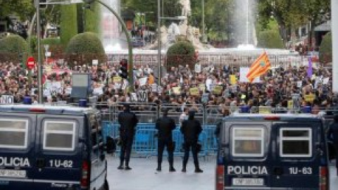 El ex coordinador de los antidisturbios de Madrid se enfrenta a dos años y medio de cárcel por mentir contra una manifestante