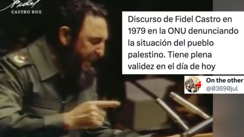 Fidel Castro. en un discurso ante la ONU en 1979.