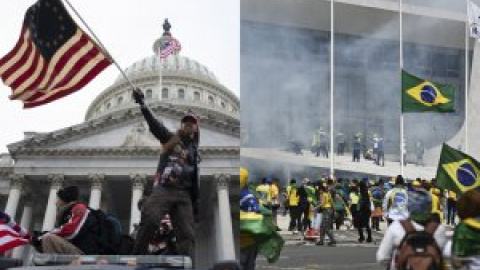 "Hoy vamos a aprender la diferencia entre rodeo y asalto": el mensaje de los tuiteros para los que comparan lo de Brasil con 'Rodea el Congreso'