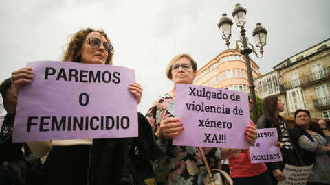 Concentración contra la violencia machista