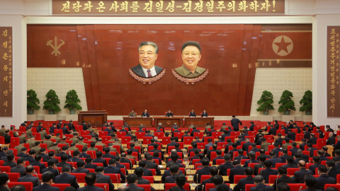 El segundo pleno del Comité Central del Partido de los trabajadores de Corea del Norte./REUTERS