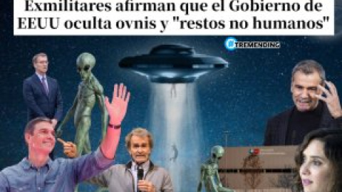 "Feijóo llama a los extraterrestres para ver si apoyan la investidura": los memes sobre los ovnis en EEUU