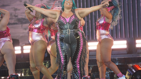 24/06/2023 - Lizzo se presenta en el Pyramid Stage en el Glastonbury Festival de Somerset (Reino Unido), a 24 de junio de 2023.