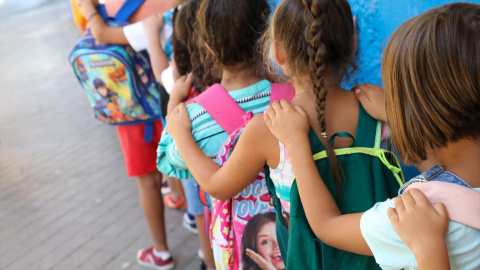 Imagen de unos niños en un campamento, a 20 de julio de 2022.