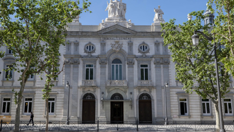 Foto de archivo, edificio del Tribunal Supremo, en Madrid.