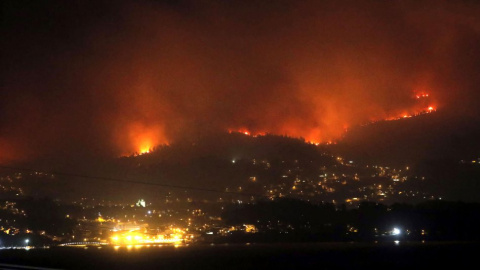 Incendios forestales asolan Galicia /EFE