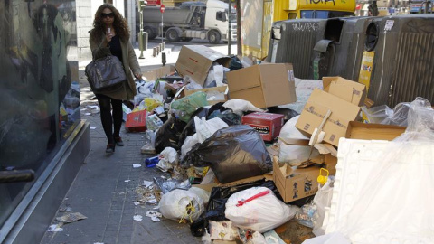 Una calle del centro de Madrid. EFE/Archivo