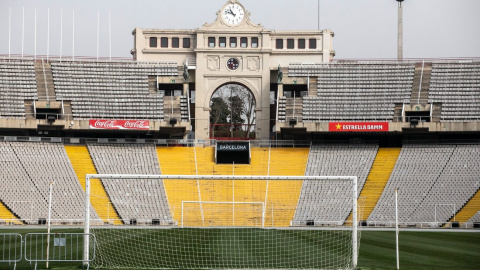 08/2023 - Imagen interior del Estadi Olímpic Lluís Companys, en Barcelona.