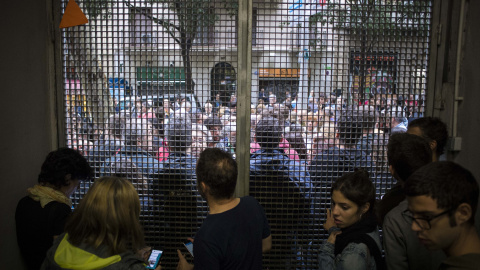 Imagen desde el colegio Fructuós Gelabert./ JAIRO VARGAS