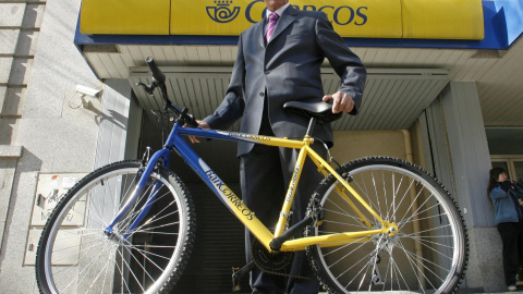 El primer ciclista español en ganar el Tour de Francia, Federico Martín Bahamontes, a 6 de febrero de 2008.