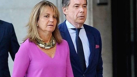 Lourdes Cavero e Ignacio González. EFE