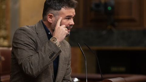 Gabriel Rufián interviene en el Congreso de los Diputados