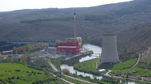 Central térmica de Velilla, en Velilla del Río Carrión (Palencia)