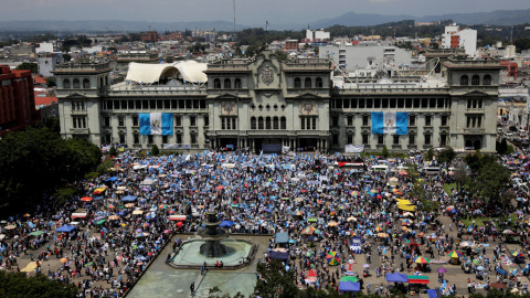 Protestas en Guatemala. /REUTERS