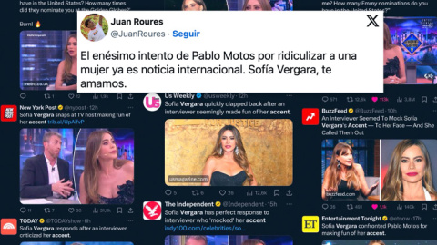 Medios internacionales haciéndose eco de la polémica entrevista de Pablo Motos a Sofía Vergara.