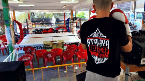 Jornada de boxeo en la Atalaya, una de las actividades que se practica en el centro.