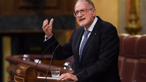 Foto de archivo. Juan Luis Steegmann Olmedillas en una sesión plenaria la pasada legislatura como diputado por Vox