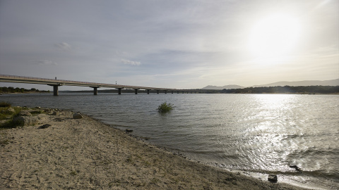 Vista del embalse de Valmayor, a 13 de agosto de 2022, en Valdemorillo, Madrid (España).