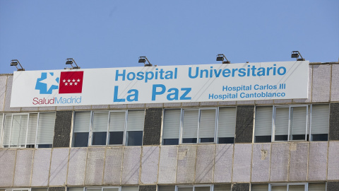 Fachada del Hospital Universitario La Paz, a 24 de julio de 2022, en Madrid (España).