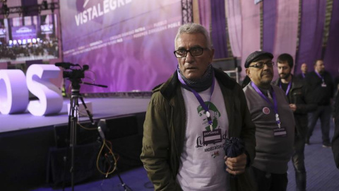 El diputado de Podemos Diego Cañamero, en Vistalegre. / CHEMA MOYA (EFE)