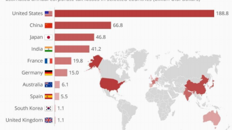 El coste global de la evasión de tasas