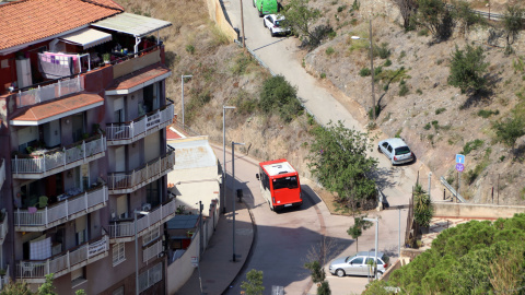 El bus 119 al tram final fins on arriba, al Turó de la Rovira