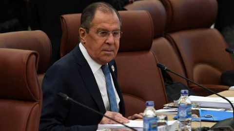 El ministro de Asuntos Exteriores ruso, Serguei Lavrov, en una imagen de hace uno días.| REUTERS