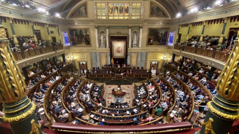 Fotografía de archivo del hemiciclo del Congreso de los Diputados.