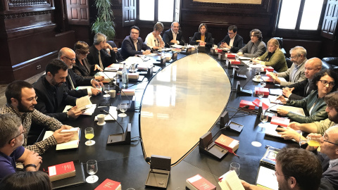 Reunió de la Junta de Portaveus del Parlament, aquest dilluns